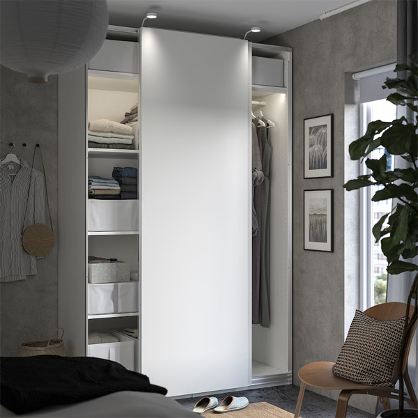 PAX/HASVIK 150x66x236cm Garderober, bijela