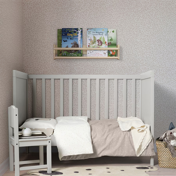 DROMSLOTT 66x110cm Tepih, oblik psa prljavobijela/siva
