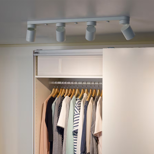 NYMANE 4 mala plafonska reflektora, bijela