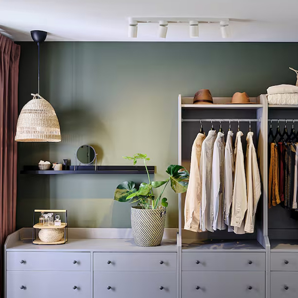 NYMANE 4 mala plafonska reflektora, bijela