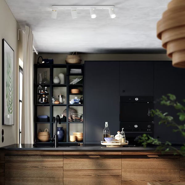 NYMANE 4 mala plafonska reflektora, bijela