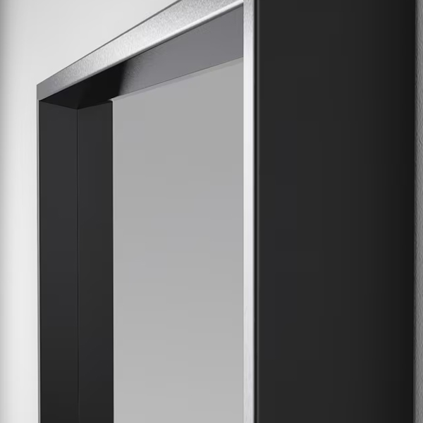 NISSEDAL 65x65cm Ogledalo, crna