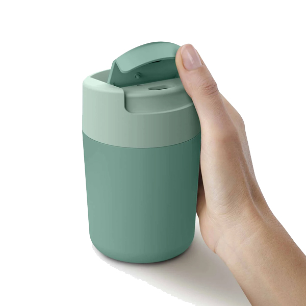 Sipp™ 340ml solja sa higijenskim poklopcem, Green