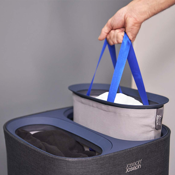 Tota 60l korpa za veš sa pregradom, Black