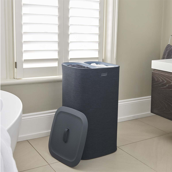 Tota 60l korpa za veš sa pregradom, Black