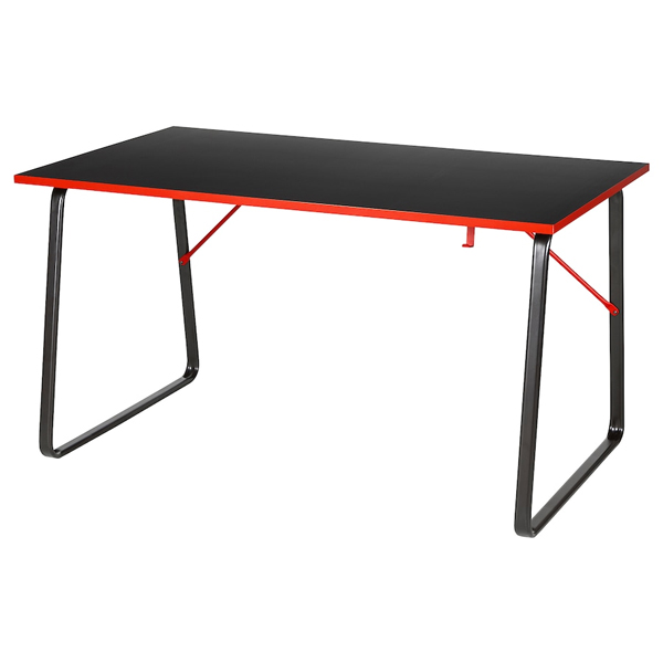 HUVUDSPELARE 140x80cm Gejmerski sto, crna