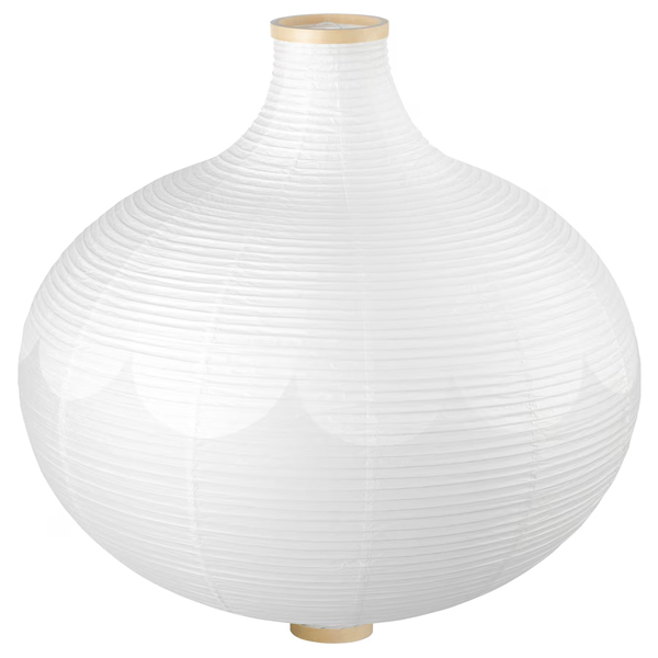 RISBYN Abažur visilice, oblik luka/bijela, 57 cm