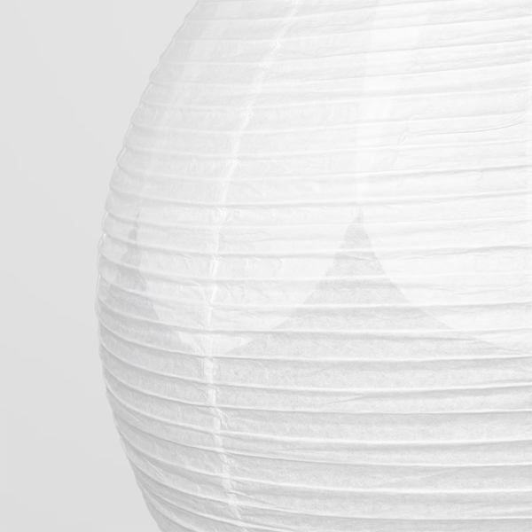 RISBYN Abažur visilice, oblik luka/bijela, 57 cm