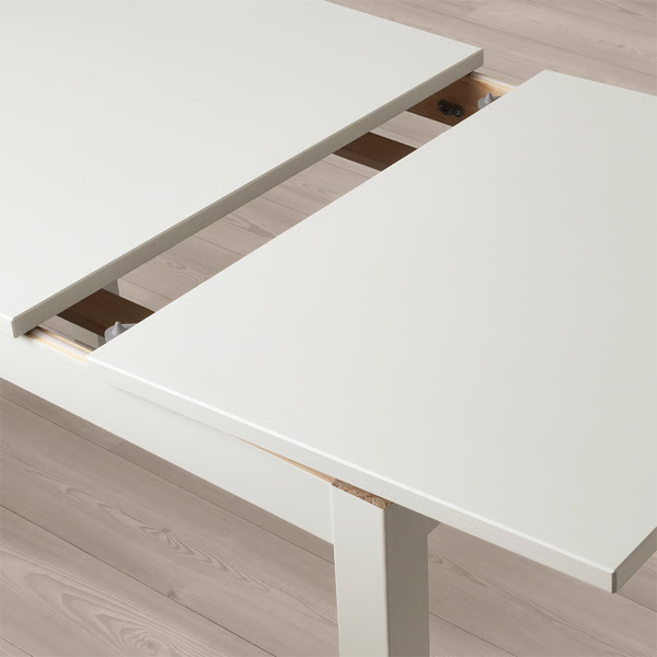 LANEBERG 130/190x80cm Produživi sto, bijela