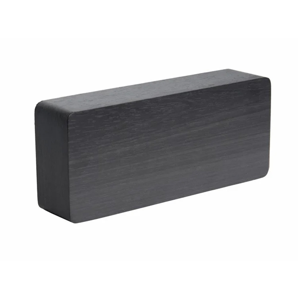 TUBE 21x9x4.5cm budilnik, Black Wood