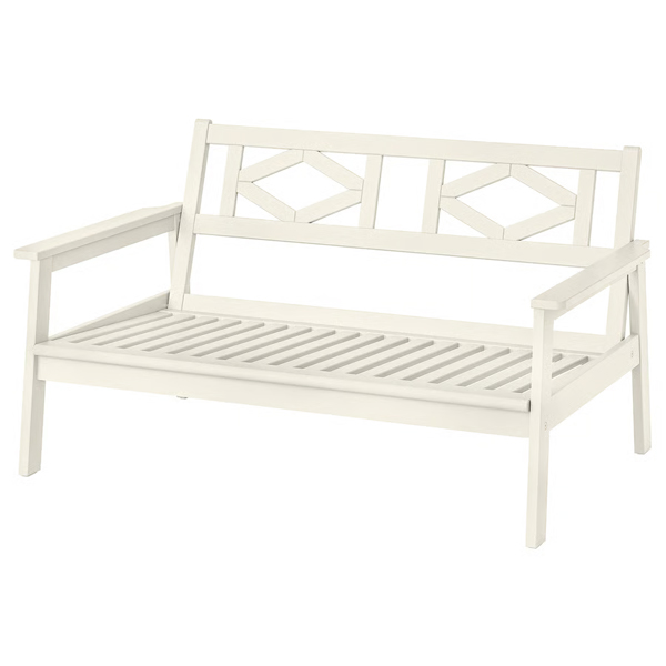BONDHOLMEN 139x81x73cm Sofa dvosjed,spolja, bijela/bež