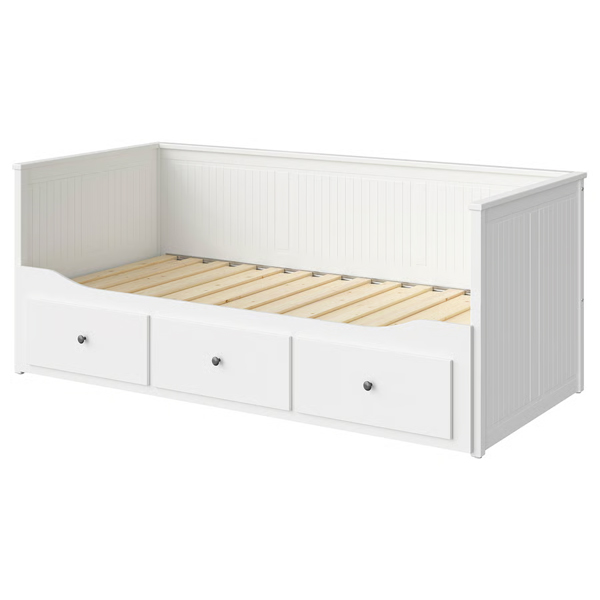 HEMNES 80/160x200cm krevet na razvlacenje, bijela