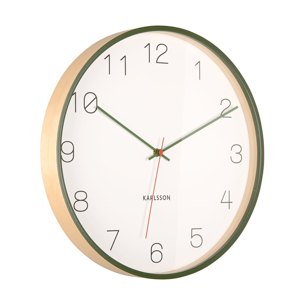JOY 40cm zidni sat, Green