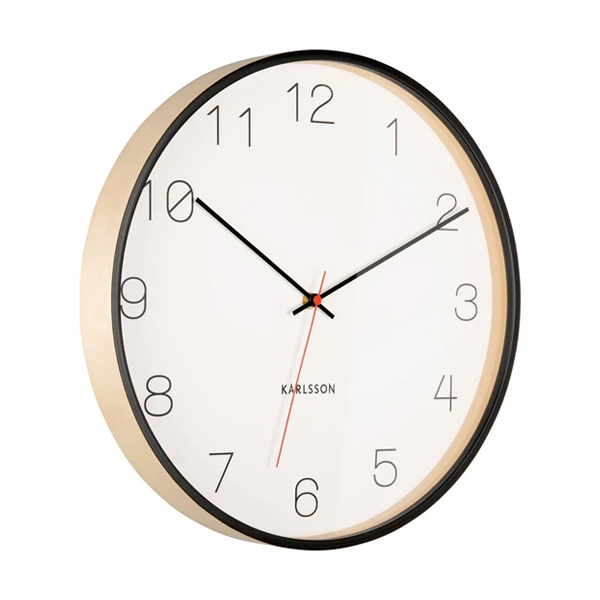JOY 40cm zidni sat, Black