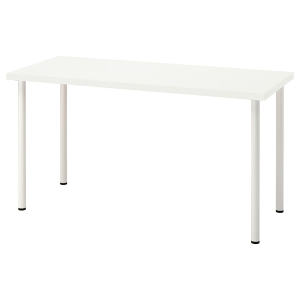 LAGKAPTEN/ADILS 140x60cm Radni sto, bijela