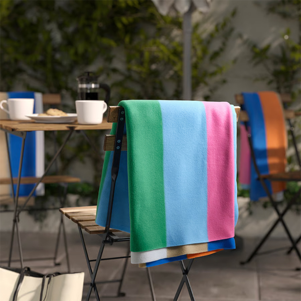 KLIBBKORSORT 120x160cm Tanko ćebe, raznobojno