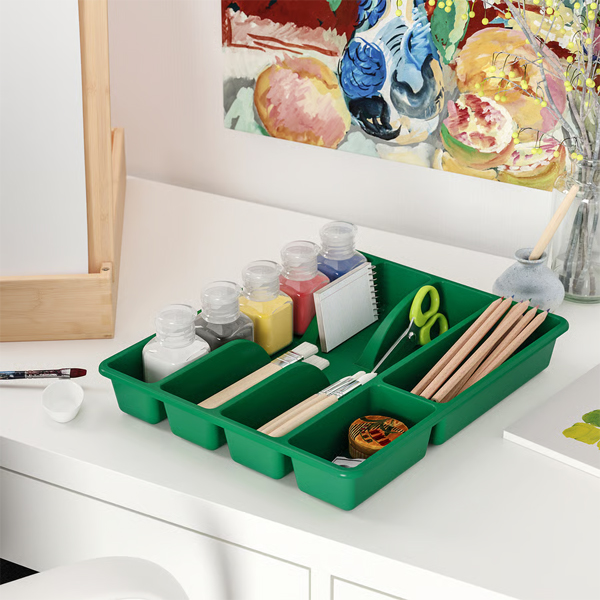 SMACKER 31x26cm Umetak za pribor za jelo, jarkozelena