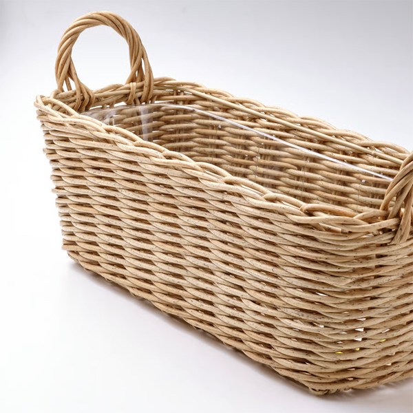 FLODBJORK 54x21cm Žardinjera, unutra/spolja svijetlosiva-smeđa