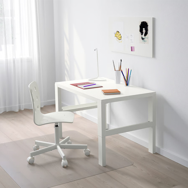 PAHL 96x58 cm Radni sto, bijela