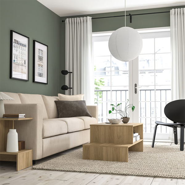 GULLSUDARE Abažur visilice, bijela/ručni rad, 45 cm