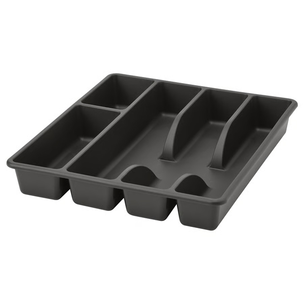 SMACKER 31x26cm Umetak za pribor za jelo, boja antracita