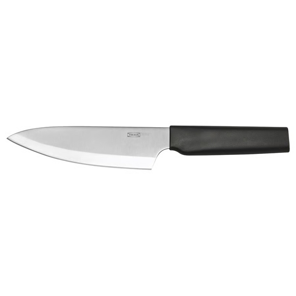 STJARNSTOR 16cm Kuvarski nož, nerđajući čelik/tamnosiva