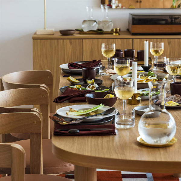 STOCKHOLM 2025 Pribor za jelo, 24 djel., crna