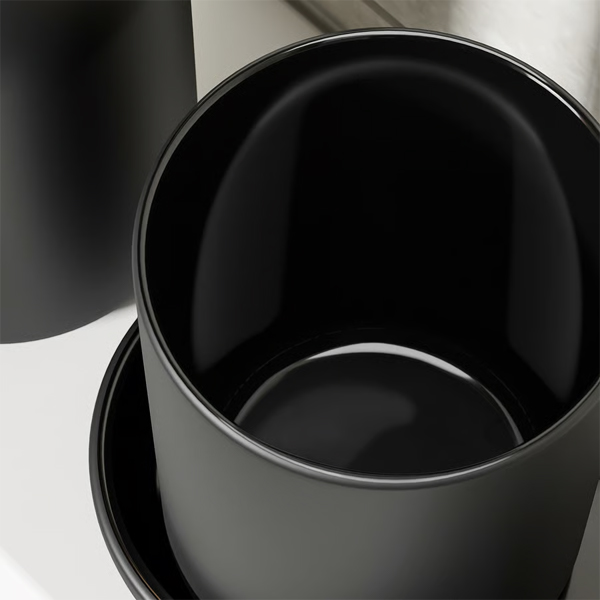 GANSJON 3/1 Set za kupatilo, crna