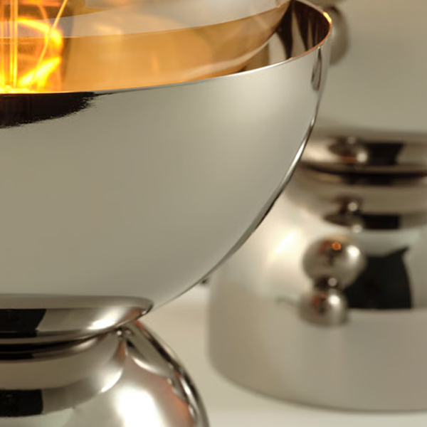 ACKJA Stona lampa, niklovano