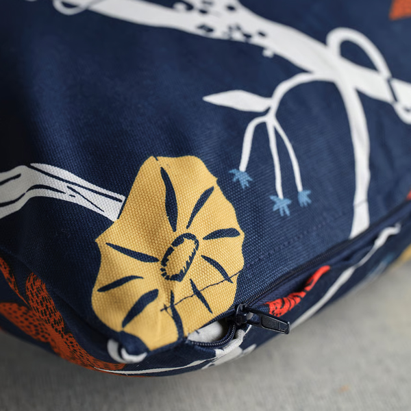 REVFINGERORT 50x50cm Navlaka za jastučić, tamnoplava/raznobojno