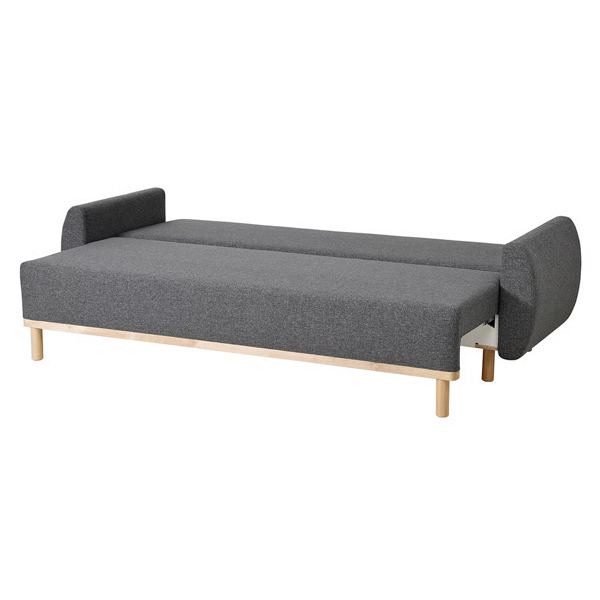 GRUNNARP Trosjed ležaj, Gunnared zagasitosiva