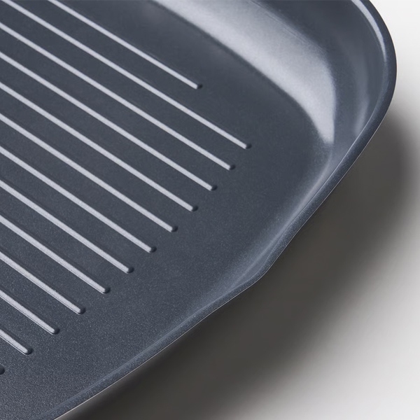 IKEA 365+ 28x28cm Gril-tiganj, nerđajući čelik/neprijanjajući sloj