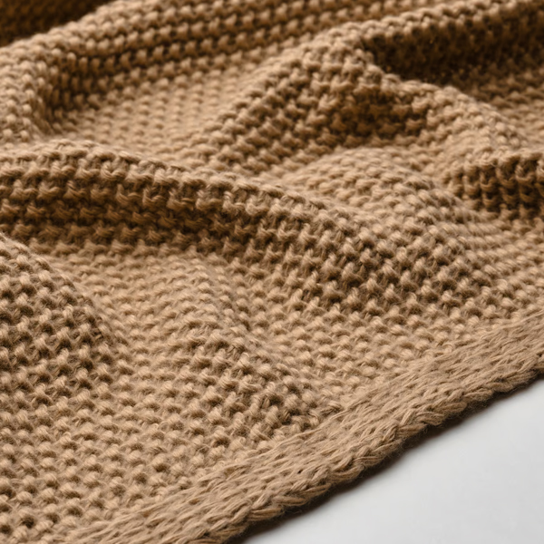 HUMLEMOTT 130x170cm Tanko ćebe, žuto-bež