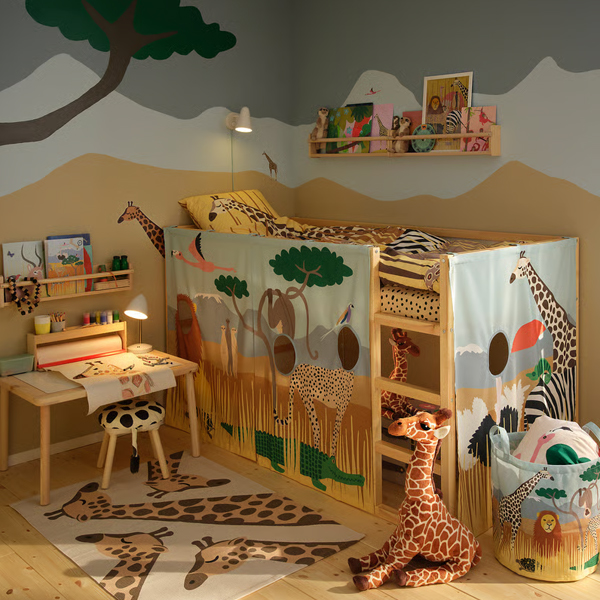 SANDLOPARE 70cm Plišana igračka, žirafa/smeđa