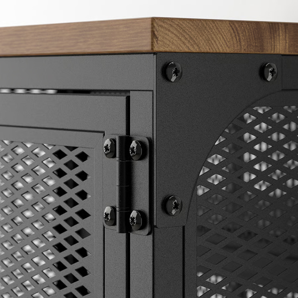 FJALLBO 68x68x48cm Sto za odlaganje, crna