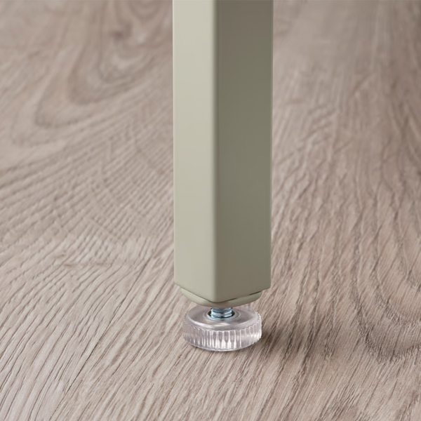 VITTSJO 75cm Stočić za kafu, svijetlobež/staklo