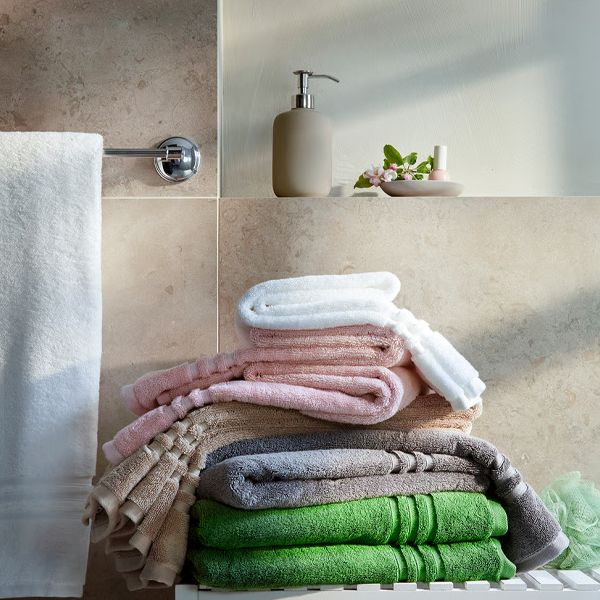 BROKGLIM 70x140cm Peškir za kupanje, bijela