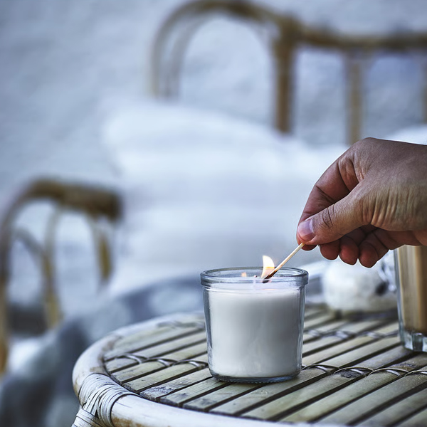 JAMLIK Mirisna svijeća u čaši, Vanila/svijetlobež, 20 h