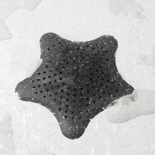 STARFISH zaštita za odvod, crna