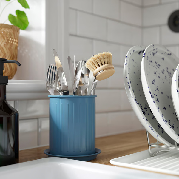 VALVARDAD 52x35cm Ocjeđivač za sudove, bijela/galvanizovano