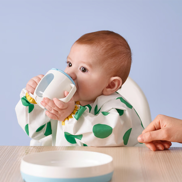 BORJA Čaša za bebe, bijela/plava