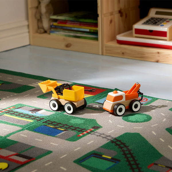 LILLABO 75x133cm Tepih, zelena