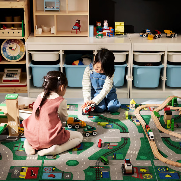 LILLABO 75x133cm Tepih, zelena