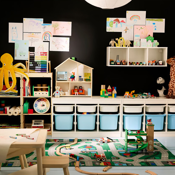 LILLABO 75x133cm Tepih, zelena