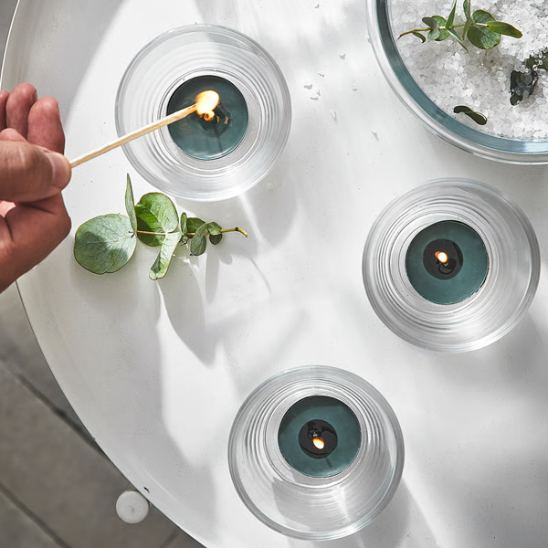 AVMALA 3.5h Mirisna svijećica, sveža nana/tamnozelena