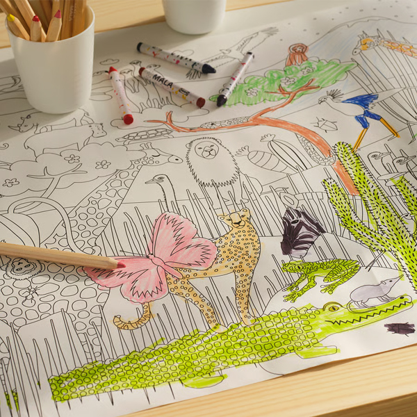 SANDLOPARE 10m Rolna papira za bojenje, savana