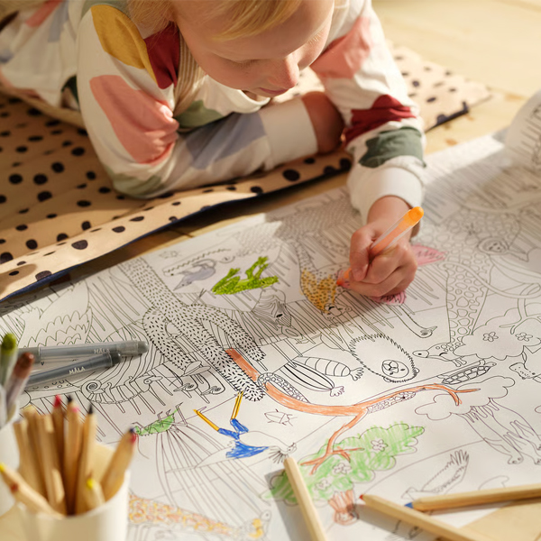 SANDLOPARE 10m Rolna papira za bojenje, savana