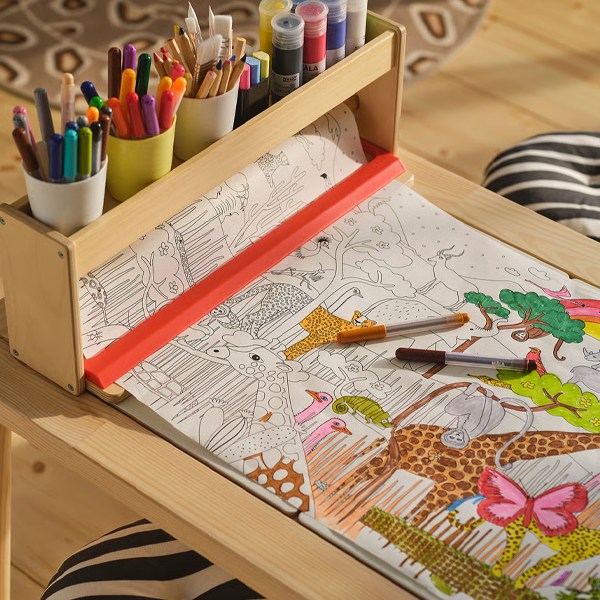 SANDLOPARE 10m Rolna papira za bojenje, savana