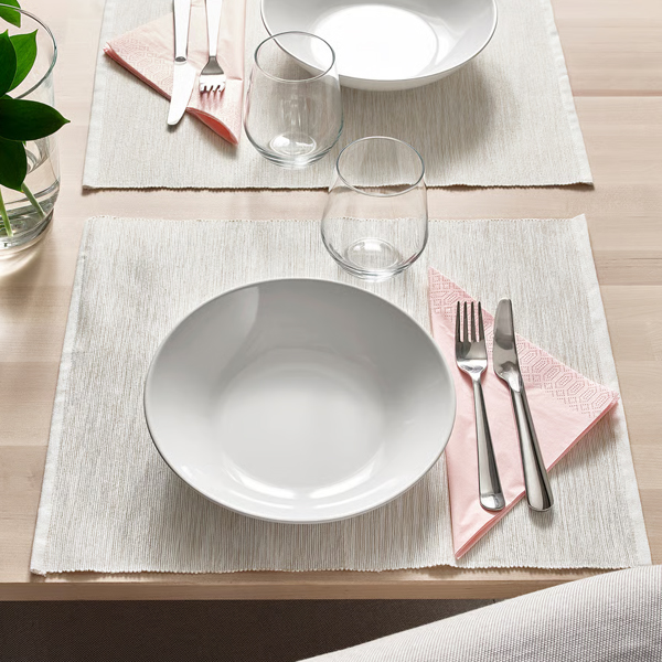 GODMIDDAG 23cm Duboki tanjir, bijela