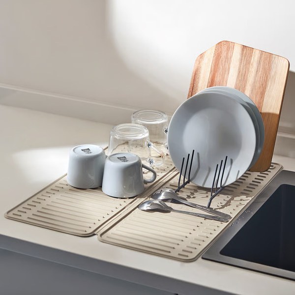 RINNIG 51x42cm Podmetač za sušenje suđa, bež